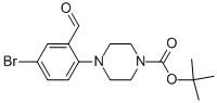 1-Boc-4-(4-bromo-2-formylphenyl)piperazine Structure,628326-05-6Structure