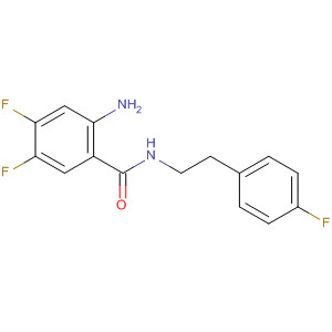 2-Amino-4,5-difluoro-n-[2-(4-fluorophenyl)ethyl]benzamide Structure,628326-32-9Structure