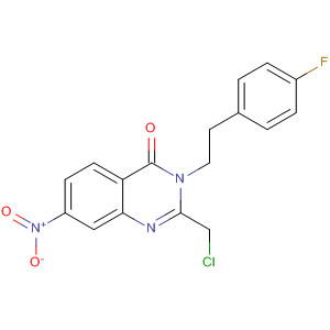 2-(Chloromethyl)-3-[2-(4-fluorophenyl)ethyl]-7-nitro-4(3h)-quinazolinone Structure,628326-53-4Structure