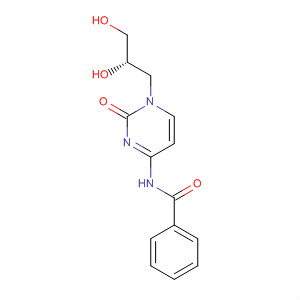 (S)-n-(1-(2,3-二羥基丙基)-2-氧代-1,2-二氫嘧啶-4-基)苯甲酰胺結(jié)構(gòu)式_62853-19-4結(jié)構(gòu)式