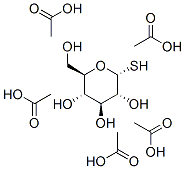 alpha-D-硫代五乙酰葡萄糖結(jié)構(gòu)式_62860-10-0結(jié)構(gòu)式