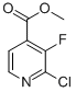 2-Chloro-3-fluoroisonicotinic acid methyl ester Structure,628691-95-2Structure