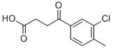 3-(3-Chloro-4-methylbenzoyl)propionic acid Structure,62903-06-4Structure