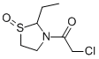 Thiazolidine, 3-(chloroacetyl)-2-ethyl-, 1-oxide (9ci) Structure,62915-53-1Structure