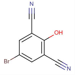 5-Bromo-2-hydroxy-1,3-benzenedicarbonitrile Structure,62936-64-5Structure