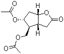 ((3Ar,4s,6as)-5-acetoxy-2-oxohexahydro-2h-cyclopenta[b]furan-4-yl)methyl acetate Structure,62939-82-6Structure