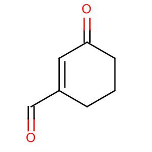 3-氧代-1-環(huán)己烯-1-羧醛結(jié)構(gòu)式_62952-40-3結(jié)構(gòu)式