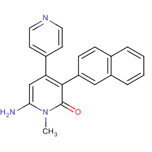 6-Amino-1-methyl-3-naphthalen-2-yl-1h-[4,4]bipyridin-2-one Structure,629623-90-1Structure