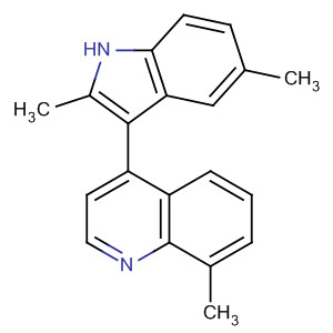 8-Methyl-4-(2,5-dimethyl-1h-indol-3-yl)quinoline Structure,629643-69-2Structure