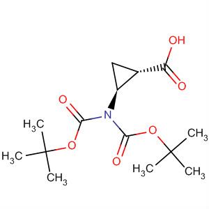 Cyclopropanecarboxylic acid, 2-[bis[(1,1-dimethylethoxy)carbonyl]amino]-,(1s,2s) Structure,629657-16-5Structure