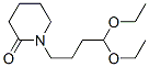 1-(4,4-Diethoxybutyl)piperidin-2-one Structure,62967-70-8Structure