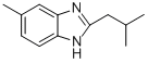 1H-benzimidazole,5-methyl-2-(2-methylpropyl)-(9ci) Structure,630091-56-4Structure