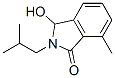 1H-isoindol-1-one, 2,3-dihydro-3-hydroxy-7-methyl-2-(2-methylpropyl)-(9ci) Structure,630114-11-3Structure