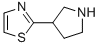 2-(3-Pyrrolidinyl)thiazole Structure,630121-89-0Structure