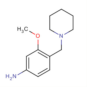 3-Methoxy-4-(piperidin-1-ylmethyl)benzenamine Structure,630125-54-1Structure