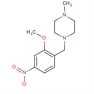 3-Methoxy-4-(4-methyl-piperazin-1-ylmethyl)-nitrobenzene Structure,630125-87-0Structure