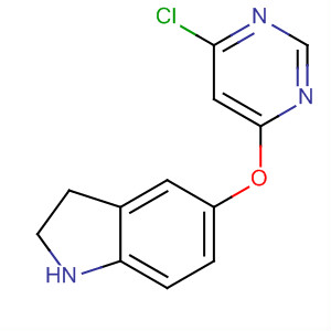 5-(6-Chloro-pyrimidin-4-yloxy)-2,3-dihydro-indole Structure,630126-17-9Structure