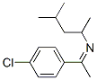 (Z)-n-(1-(4-chlorophenyl)ethylidene)-4-methylpentan-2-amine Structure,6302-46-1Structure