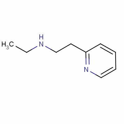 2-(2-乙基氨基乙基)吡啶結(jié)構(gòu)式_6304-26-3結(jié)構(gòu)式