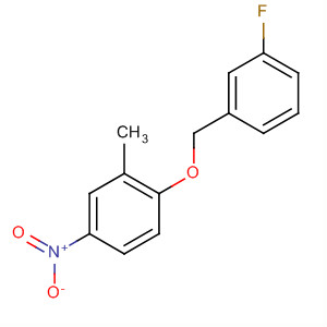 1-(3-Fluorobenzyloxy)-2-methyl-4-nitrobenzene Structure,630413-38-6Structure