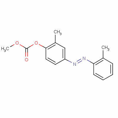 Carbonic acid methyl 4-(2-methylphenylazo)-2-methylphenyl ester Structure,63042-08-0Structure