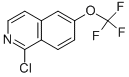 1-Chloro-6-(trifluoromethoxy)isoquinoline Structure,630423-44-8Structure