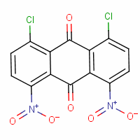 9,10-Anthracenedione,1,8-dichloro-4,5-dinitro- Structure,6305-90-4Structure