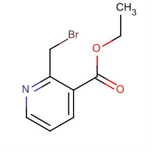 2-(溴甲基)吡啶-3-羧酸乙酯結(jié)構(gòu)式_63050-11-3結(jié)構(gòu)式