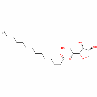 山梨聚糖單十四烷酸酯結(jié)構(gòu)式_63059-79-0結(jié)構(gòu)式