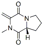 Pyrrolo[1,2-a]pyrazine-1,4-dione, hexahydro-2-methyl-3-methylene-, (r)- (9ci) Structure,63095-63-6Structure