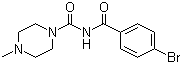 N-(4-Bromobenzoyl)-4-methylpiperazine-1-carboxamide Structure,6312-50-1Structure