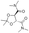 (4R,5R)-4,5-Di(dimethylaminocarbonyl)-2,2-dimethyldioxolane Structure,63126-29-4Structure