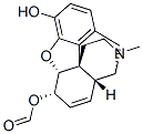 7,8-Didehydro-4,5α-epoxy-17-methylmorphinan-3,6α-diol 6-formate Structure,63127-74-2Structure