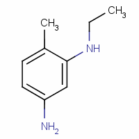 2-乙基氨基-4-氨基甲苯結構式_63134-14-5結構式