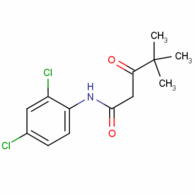 N-(2,4-dichlorophenyl)-4,4-dimethyl-3-oxovaleramide Structure,63134-34-9Structure