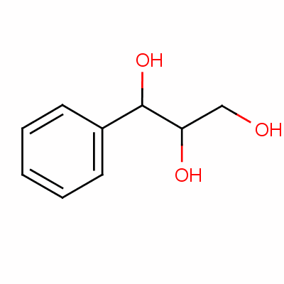 1-苯基甘油結(jié)構(gòu)式_63157-81-3結(jié)構(gòu)式