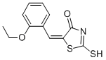 (5E)-5-(2-Ethoxybenzylidene)-2-mercapto-1,3-thiazol-4(5H)-one Structure,6319-50-2Structure