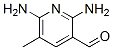 3-Pyridinecarboxaldehyde,2,6-diamino-5-methyl-(9ci) Structure,63196-30-5Structure