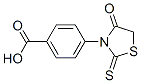 4-(4-氧代-2-硫氧代噻唑烷)-苯甲酸結(jié)構(gòu)式_6322-60-7結(jié)構(gòu)式