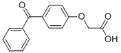 (4-Benzoyl-phenoxy)-acetic acid Structure,6322-83-4Structure