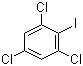 1-碘-2,4,6-三氯苯結(jié)構(gòu)式_6324-50-1結(jié)構(gòu)式