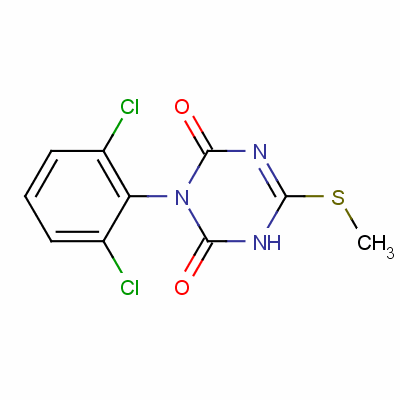 3-(2,6-Dichlorophenyl)-6-(methylthio)-1,3,5-triazine-2,4(1h,3h)-dione Structure,63308-79-2Structure