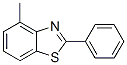 Benzothiazole,4-methyl-2-phenyl-(9ci) Structure,63325-84-8Structure