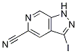 3-Iodo-1h-pyrazolo[3,4-c]pyridine-5-carbonitrile Structure,633328-51-5Structure