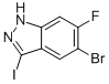 5-Bromo-6-fluoro-3-iodo-1h-indazole Structure,633335-82-7Structure