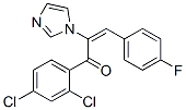 2-Propen-1-one,1-(2,4-dichlorophenyl)-3-(4-fluorophenyl)-2-(1h-imidazol-1-yl)-,(e)-(9ci) Structure,63334-79-2Structure