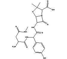 Aspoxicillin Structure,63358-49-6Structure