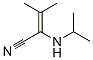 2-Butenenitrile,3-methyl-2-(1-methylethyl)amino- Structure,63364-15-8Structure