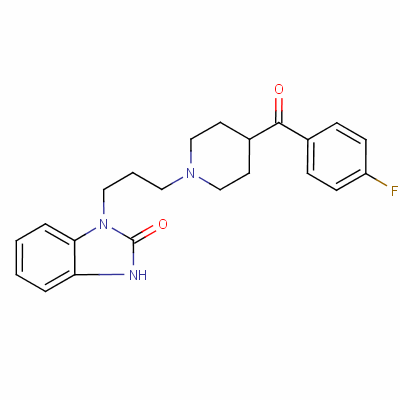 1-[3-[4-(4-氟苯甲?；?-1-哌啶基]丙基]-1,3-二氫-2H-苯并咪唑-2-酮結(jié)構(gòu)式_63388-37-4結(jié)構(gòu)式