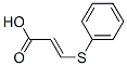 3-(Phenylthio)acrylic acid Structure,63413-91-2Structure